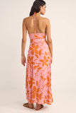 RH BORA BORA FLORAL CUT OUT MAXI DRESS