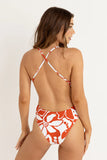 RH POPPY FLORAL CROSS BACK ONE PIECE